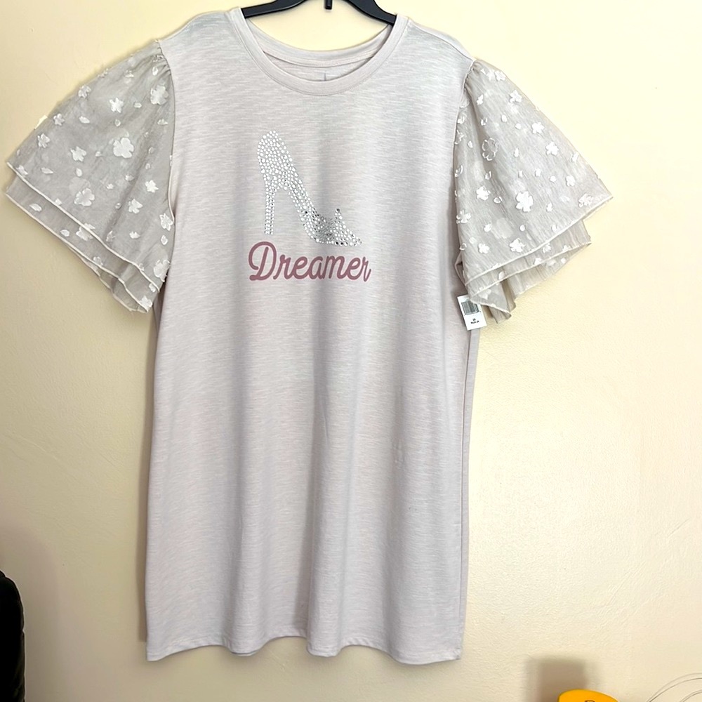 Size 2X from Disney Parks CINDERELLA THEMED Long Tunic / Short Dress NEW W/TAG